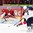 HELSINKI, FINLAND - DECEMBER 30: USA's Matthew Tkachuk #7 fires a shot on Switzerland's Ludovic Waeber #1 during preliminary round action at the 2016 IIHF World Junior Championship. (Photo by Matt Zambonin/HHOF-IIHF Images)

